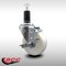 Service Caster 4'' SS Nylon Swivel 1-1/4'' Expanding Stem Caster with Brake SCC-SSEX20S414-NYS-TLB-114 - alternate 4